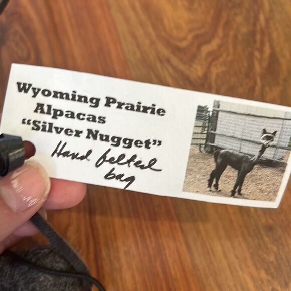 NWT Linda Davis Studio and felted alpaca handbag Crossbody bag pouch artisan sou - Picture 2 of 6